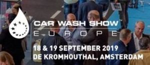 WIR ERWARTEN SIE AUF DER Car Wash Europe MESSE IN AMSTERDAM 18-19 SEPTEMBER 2019